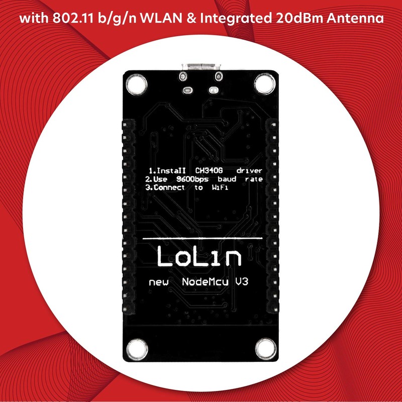 AZDelivery NodeMCU Lua Lolin V3 WiFi Parent