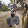 Bluetooth Sprinkler Timer 2 Zone G3/4 Thread Adjustable Smart Dual