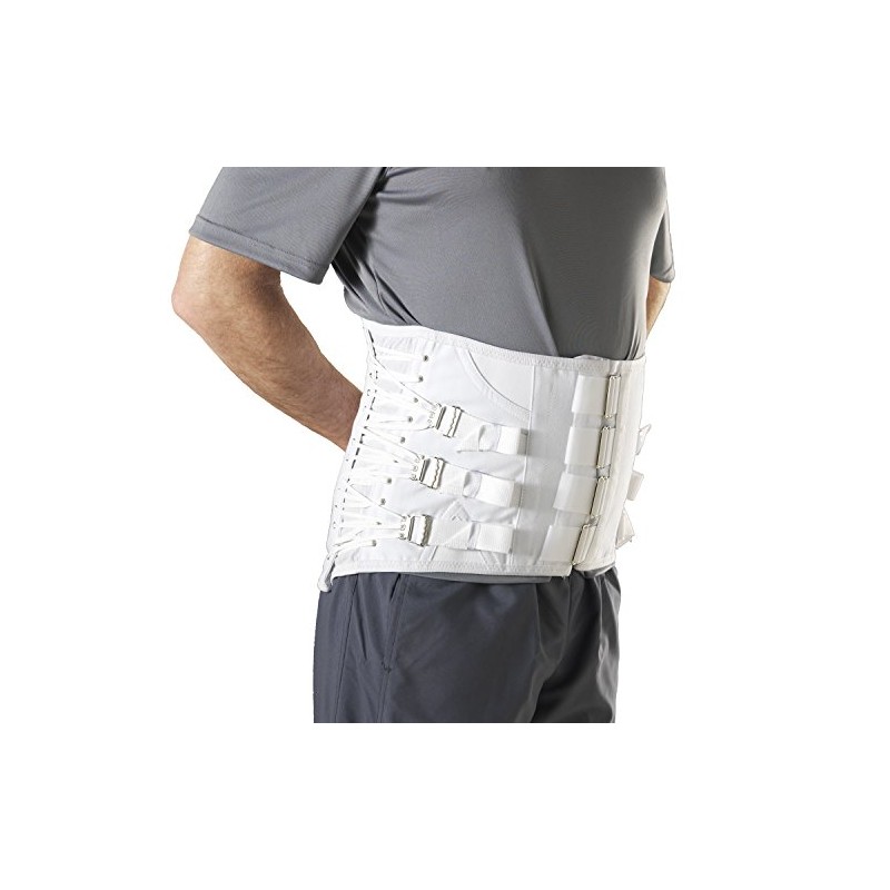 Truform-OTC Lumbosacral Corset, Disc Alignment, Spine Posture, Adjustable Front, Short,