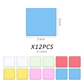 Pack of 12 Colorful Dough Erasers, Play Dough, Kids Play Dough, Creative Play Dough, Art Erasers, School Supplies, Good for Painting, Model Making