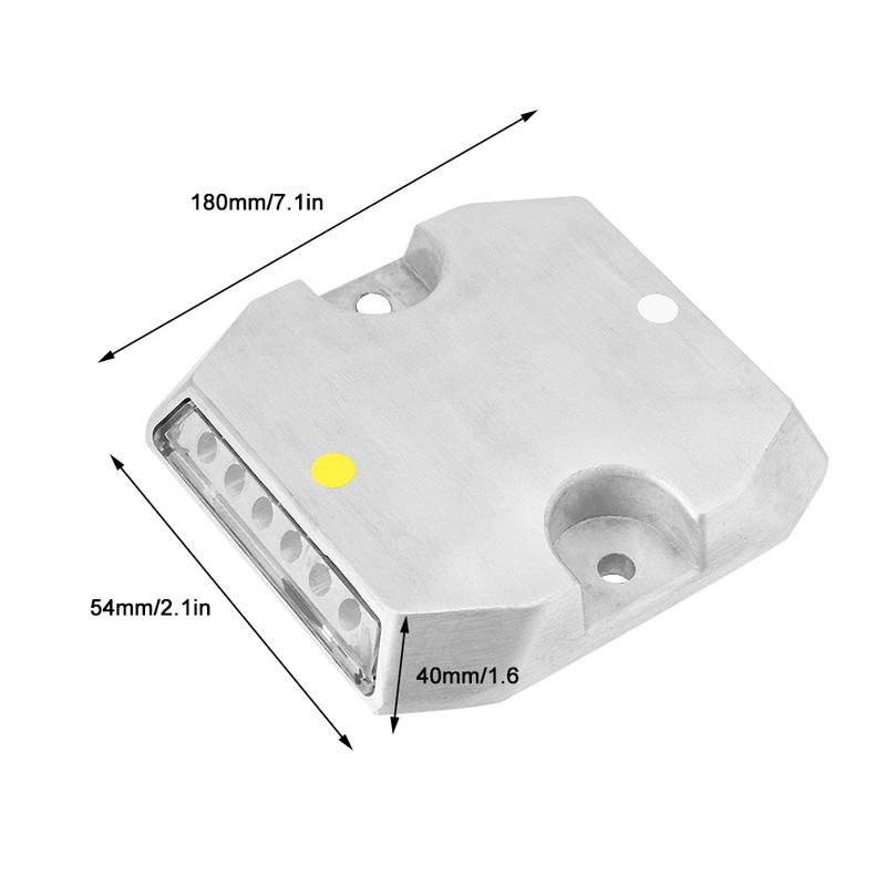 12LED Solar Powered Stud Light Dual Color Road Pathway Highway