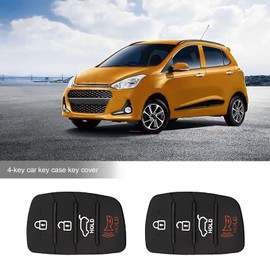 SING F LTD 2X Remote Key Fob Rubber Pad 4-Botton Repair Kits Compatible with Hyundai I10 I20 I30 Ix35