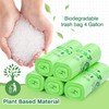 4 Gallon Trash Bags: 120 Count Small Garbage bags, Compost
