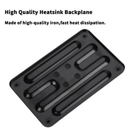 Lelukee CPU Heatsink Back Panel, CPU Heatsink Mounting, CPU Fan Mounting Plate for AM4, Durable Iron Heatsink Back Panel for Fan or Water Cooling