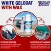 Fiberglass Supply Depot White Gelcoat with Wax – UV-Resistant Marine