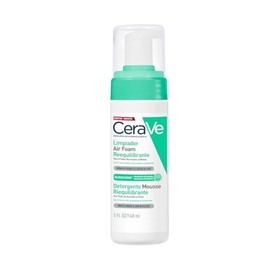 CeraVe Limpiador Air Foam Reequilibrante 148ml  Espuma limpiadora para piel normal a mixta                                                            