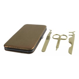 Dedicatto Kit De Pinzas Para Aplicar Pestañas Acero Inox Dedicatto