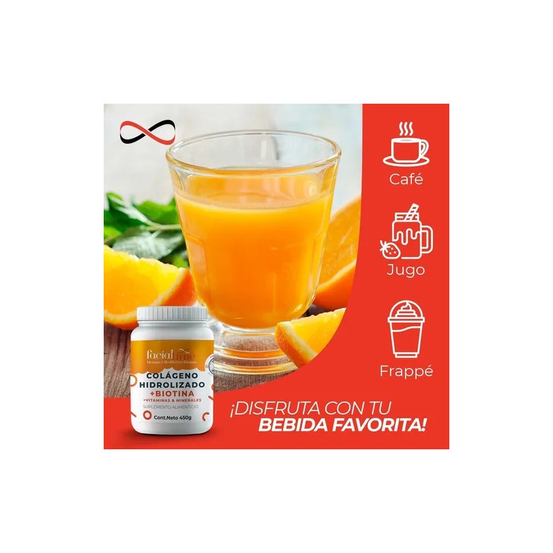 Kit 2 Colgeno Con Biotina 2 Colgeno Puro 450 Cu