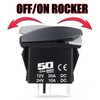50 Caliber Racing Rocker Switch ON/Off Boom Box- LED Backlit