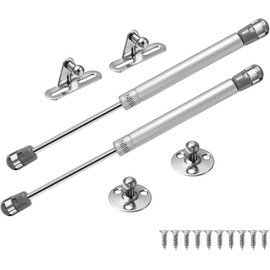 Vinabo Muelle hidráulico de gas, 2 unidades, amortiguador de gas, para muebles, 100 N, amortiguador de gas, amortiguador para puerta de armario, amortiguador de armario de cocina, resorte de solapa de