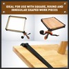 HORUSDY 4-Piece Band Clamp, Woodworking Frame Clamp Strap Holder for
