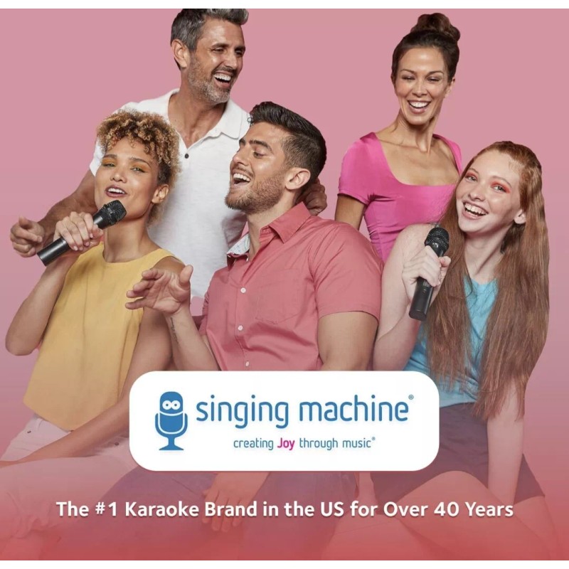 Singing Machine CARPOOL KARAOKE Machine for Kids & Adults, Carpool