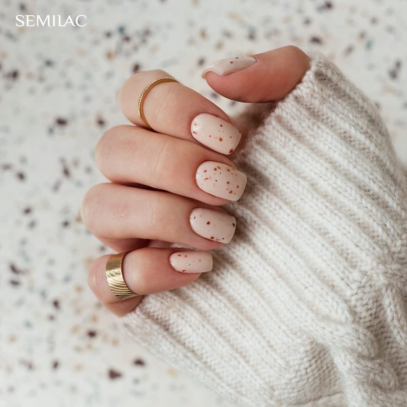 T24 Semilac UV Nagellack Top Terrazzo 7 ml