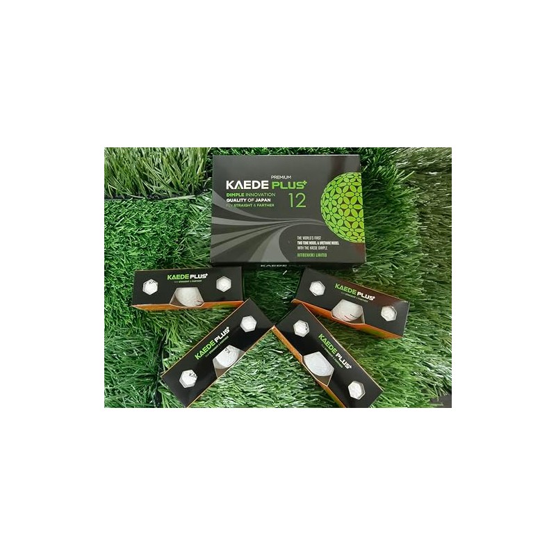 KAEDE PLUS Urethane Cover, Golf Balls, 1 Dozen Soft Distance