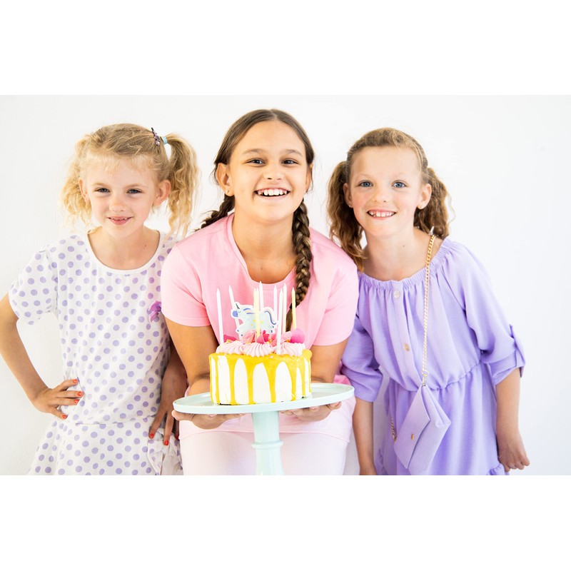 Folat 68303 Cupcake Deko-Set Unicorns & Rainbows-12-teilig, Mehrfarben