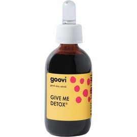 GOOVI Give Me Detox - Flüssiges Nahrungsergänzungsmittel mit Açai, Holunder, Mariendistel & Birkensaft - Ohne Zucker & Süßstoffe - 50ml
