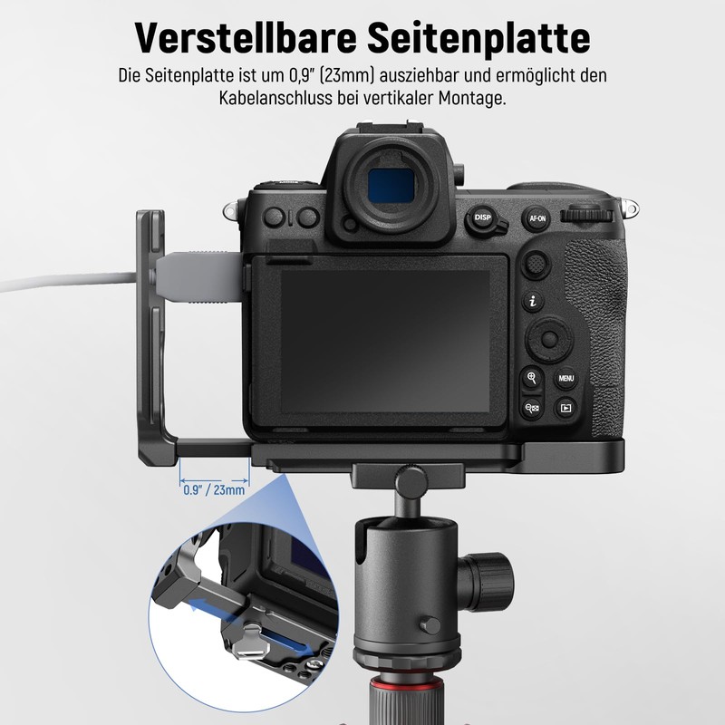 NEEWER Z8 L Plate Compatible with Nikon Z 8 Camera,