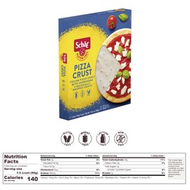 Schar - Pizza Crust - Certified Gluten Free - No GMO's, Wheat or Lactose- (2 - 5.3 oz) 4 Pack
