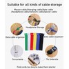 KICPUK 25 Pcs Storage Bandage Bundle, Cable Organiser, Adjustable Cord