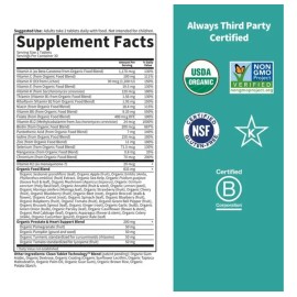 Garden Life Multivitamínas Hombres Años 120 Tab Sabor