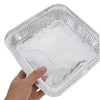 NOLITOY 30pcs Aluminum Foil Baking Trays Square Disposable Loaf Pans