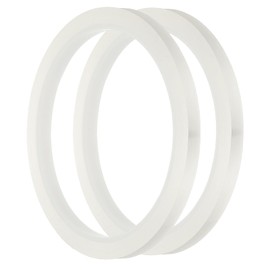 PATIKIL Floral Tape 1/4" x 36 Yards / 6mm x 36m 2pcs PET Waterproof Florist Tape Bouquet Stem Flower Arrangement Making Craft Wedding Clear