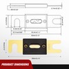 Nilight 2PCS 300A ANL Fuse Holder with ANL Fuse Electrical
