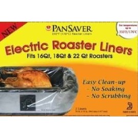 PanSaver Electric Roaster Liners Pack of 2
