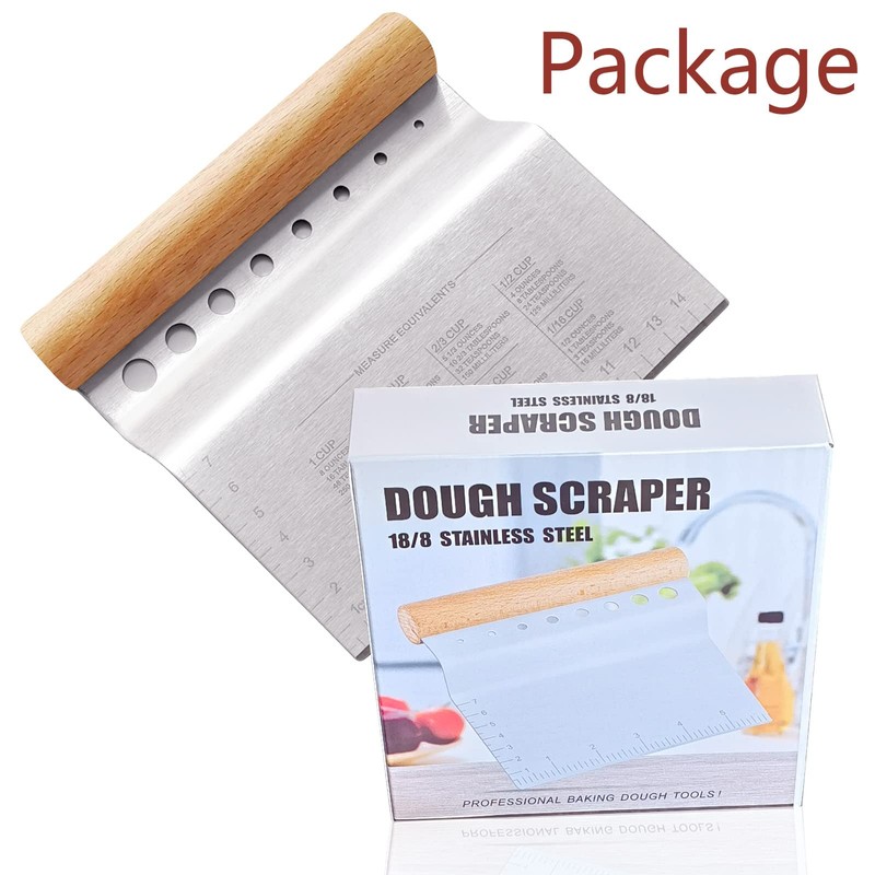 ALLTOP Dough Bench Scraper/Cutter/Chopper, 1 Pack