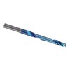 Single Flute Cutter Tungsten Steel Spiral End Mill Straight Shank