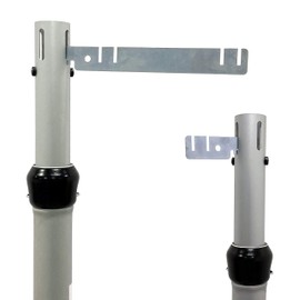 Urquid Linen, (6-10 FT Tall Adjustable Upright Pipe and Drape Hardware for Event Decoration, Backdrops, Photobooths, Tradeshow