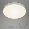 BRILONER - LED Ceiling Light Frameless, Warm White Light Colour,