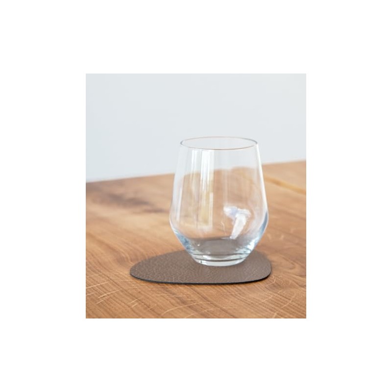 Hippo Curve Coaster, Brown, 11 x 13 cm