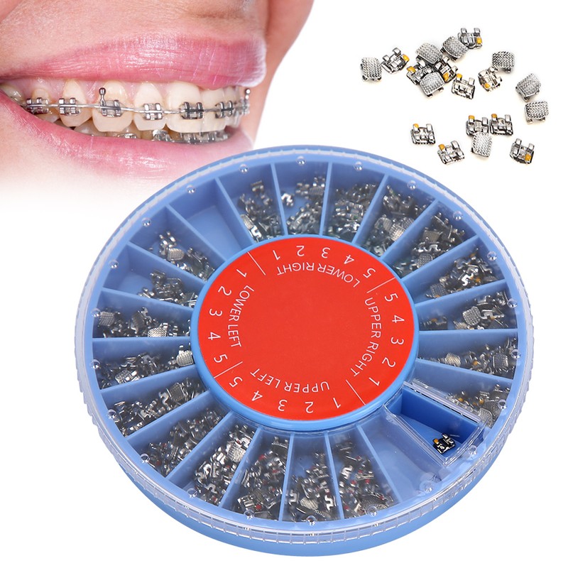 400pcs Dental Orthodontic Metal Brackets ROTH345 Hook Dental Orthodontic Supplies