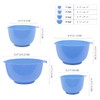 BoxedHome Mixing Bowl Set Plastic Salad Bowl Non-Slip Stackable Serving