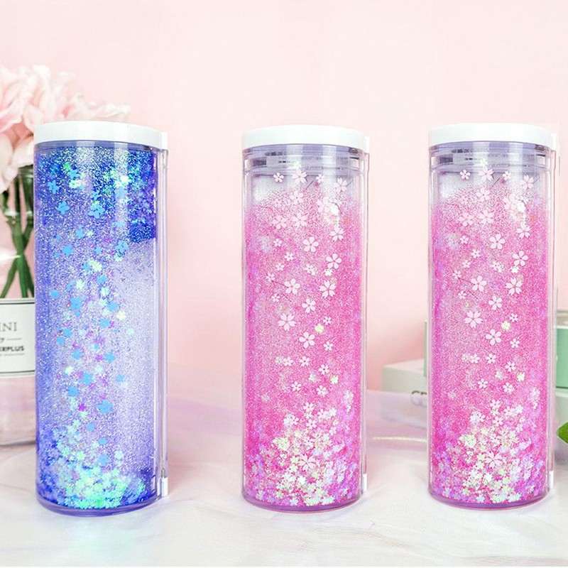 Quicksand Pencil Box Magnetic Clasp Exquisite Intelligent Password Quicksand Pencil