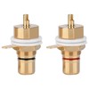 Watris Veiyi Pack of 2 RCA Sockets, Pure Copper Coating