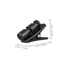 COLLBATH 4pcs Earphone Wire Clips for Cable Management Large Headphone Cable Fixed Clamp for Sports Prevents Tangles and Loss for Running and Gym Workouts