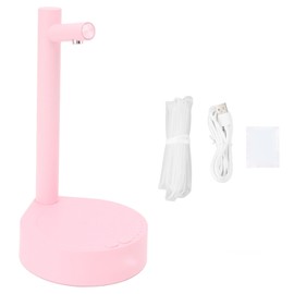 Desktop Water Bottle Dispenser Portable Removable 6 Speed Adjustable Electric Water Bottle Pump for Home Office and Outdoor Pink