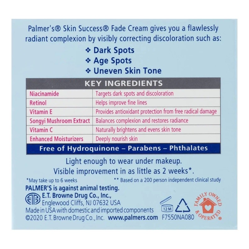 Palmer’s Skin Success Crema Anti-Manchas con Vitamina E y Niacinamida,