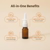 ericotry 6PCS 10ml/0.34oz Empty Glass Refillable Nasal Spray Bottles Fine
