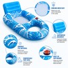 Adult Inflatable Pool Lounger for Summer Relaxation – Mesh Seat