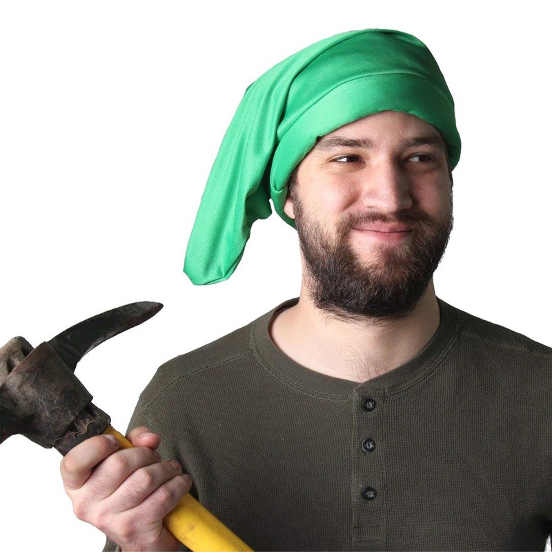 Dwarf or Gnome Costume Hat, Green,One Size