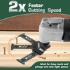 nuyikaso 5Pcs Multi Tool Blade Set for Wood Plastic Include