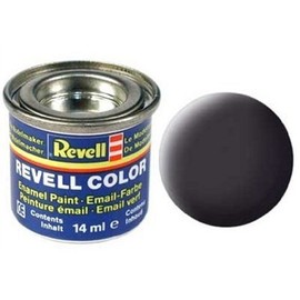 Revell Enamels 14ml Tar Black Matt Paint