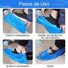 Dorkis Fundas Desechables Antideslizantes para Zapatos, Paquete de 100(50 Pares),