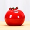Mozacona Ceramic Apple Shape Container Sugar Bowl Candy Dish Food