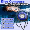 Scuba Dive Compass, Waterproof 5ATM Marine Navigation Wrist Compass with