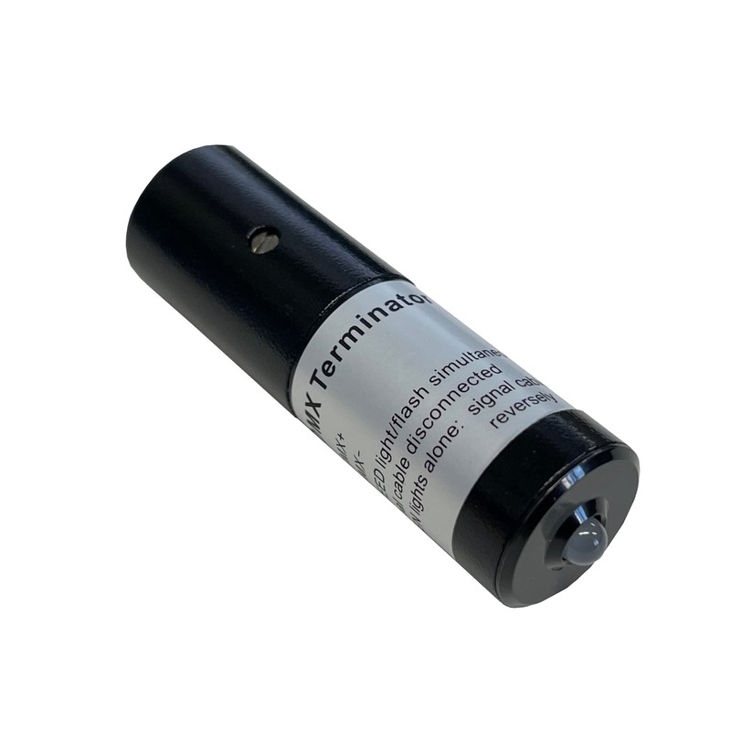 JEUME DMX Terminator, 3-Pin Male with Line Check Function, 120Ω