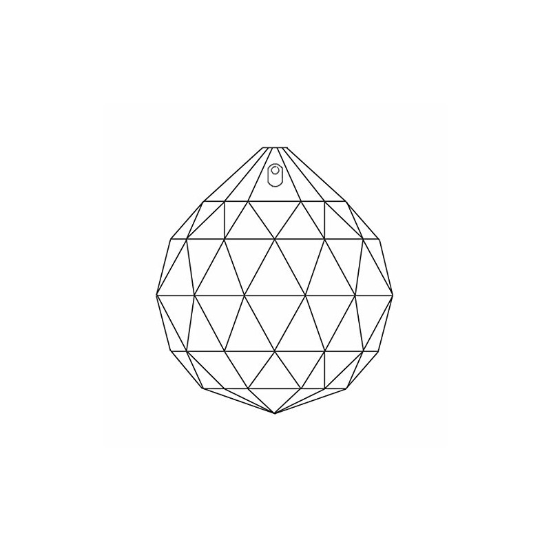 [Asfour by] Crystal Ball 40 mm "Aurora" Pack of 4
